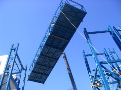 Galeria komunikacji pieszej - montaż